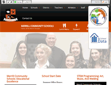 Tablet Screenshot of merrillschools.org